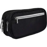 Somstyle Pennen Etui - Pennenzak Voor Kinderen en Volwassenen - Schooletui voor Jongens en Meisjes - Zwart