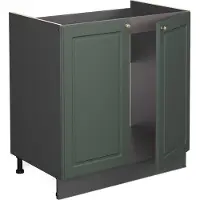 Vicco Fame-Line Wastafelkast – 80 cm, WB Eik Groen-Goud Landhuis