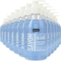 Sence 12x Savon Handzeep Provencal Lavendel 500 Ml