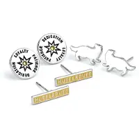 Ginza.se Hufflepuff Icons Earrings Set Zilver Man