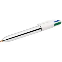 BIC 4 Colours Shine Intrekbaar Balpen Multikleur 0,4 mm Medium Balpen Navulbaar
