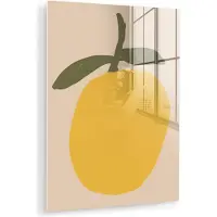 MuchoWow Glasschilderij 120x160 cm - Schilderij acrylglas - Fruit - Abstracte kunst - Modern - Foto op glas - Muurdecoratie woonkamer - Wanddecoratie slaapkamer - Schilderijen