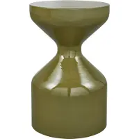 Woood Floyd Bijzettafel - Metaal - Groen - 47x30x30