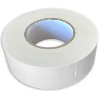 Kortpack - Extra Stevige Duct-tape 50mm breed x 50mtr lang, 70 Mesh - Wit - 1 rol - Met de Hand Scheurbaar - Gaffa Tape - Gaffer Plakband - (021.0085)