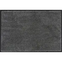 MD-ENTREE MD Entree - Deurmat - Schoonloopmat - Soft&Clean - 40 x 60 cm - Steel - Vloerkleed - Met antislip - Machine wasbaar - Vocht absorberend - Hoge dichtheid 600gr/m2