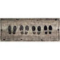 MD-ENTREE MD Entree - Deurmat - Schoenmat - Boots & Shoes - Linen Beige - 40 x 100 cm