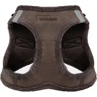 Voyager Best Pet Supplies Stap-In Hondentuig Air Plush, Chocolade, S
