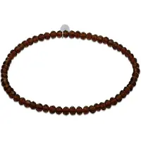 CO88 Collection - 8CB-91315 - kralenarmband vrouwen met donkerrode kristalstenen - 3 mm
