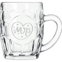 Libbey Gegraveerde bierpul 55cl Mrs. In hartje