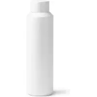 Roly Witte Dubbelwandige thermosfles met behuizing van gerecycled 304 roestvrijstaal. Inhoud: 600 ml. Presentatie in een eco-designdoos.