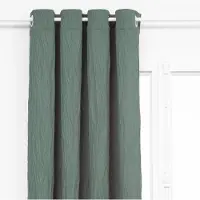 Atmosphera Maëly Gordijn 135x260cm - Gordijnen kant en klaar met haakjes ringen - Vorstblauw