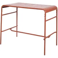 Sweeek - Hoge tuintafel 4 plaatsen metaal - amélia