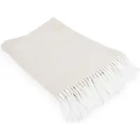Tiseco - Plaid AMALIA met franjes - 150x200 cm, taupe