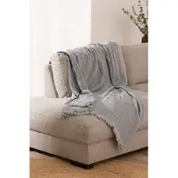 Belmarti Plaid Namibia 180x260 Donkergrijs - Tijdloze elegantie, ontworpen voor comfort - Premium kwaliteit