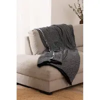 Belmarti Kenya plaid 230 x 260 cm - zwart