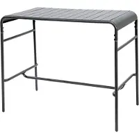 Sweeek - Hoge tuintafel 4 plaatsen metaal - amélia