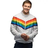 Boland - Trainingsjasje Rainbow dude (M) - Volwassenen - - Pride - Regenboog