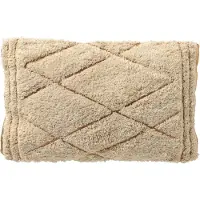 Dutch decor DUUK - kussenhoes 30x50 cm - 100% katoen - gouddetail - Tofu - beige - met rits - zonder binnenkussen