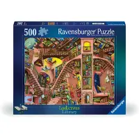 Ravensburger puzzel Die Verrückte Bibliothek - 500 stukjes.