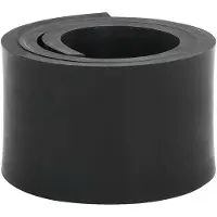 vidaXL Rubberen rand voor sneeuwploeg 80x10x1 cm zwart