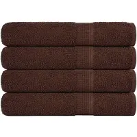 vidaXL Saunahanddoeken FROGN 4 st 80x200 cm 360 g/m² bruin