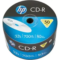 HP CRE00070, lege CD, CD-R, 700 MB, 52x, 50 stuks
