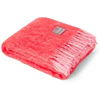 Stackelbergs Mohair plaid Pelagon & red melange