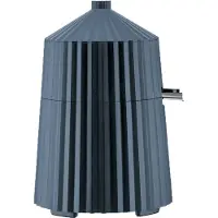 Alessi Elektrische citruspers PLISSE 1,7 l, grijs, Alessi