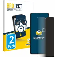 BROTECT - privacy screenprotector voor Samsung Galaxy S21 Ultra 5G - Folie Beschermfolie Blauwlichtfilter 2 Stuks