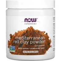 Now , Solutions, Middellandse Rode Leempoeder, 14 oz (397 g)