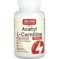 Jarrow Formulas Acetyl L-Carnitine 500 mg capsules (120 Capsules) - aminozuur, acetyl-l-carnitine