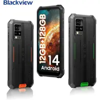 Blackview BV4800 Pro (Dual Sim - 6,56'' - 128 GB, 4 GB RAM) Oranje, Smartphone