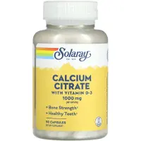 Solaray Calcium Citrate with Vitamin D3 (90 uds)