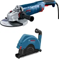 Bosch GWS 24-230 JZ Haakse Slijper 230mm 2400W + GDE 230 FC-S Stofafzuigkap - 0615A5004S