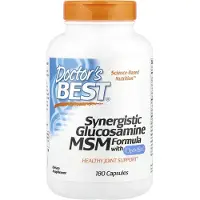 Doctors Best - Synergetische Glucosamine MSM-formule met OptiMSM - 180 capsules