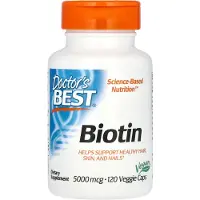 Doctors Best - Biotine, 5000 mcg - 120 capsules