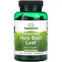 Swanson Health , Heilige Basilicum Blad, Full Spectrum, 400 mg, 120 Capsules