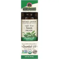 Natures Answer - 100% Biologische Salie Etherische Olie - 15 ml