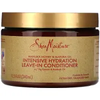 Shea Moisture , intensieve hydratatie leave-in conditioner, manuka honing & mafura olie, extra droog, beschadigd haar, 11,5 fl oz (340 ml)