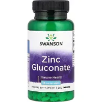 Swanson Health , Zinkgluconaat, 30 mg, 250 Tablets