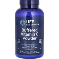 Life Extension , Gebufferd Vitamine C Poeder, 1 pond (454 g)