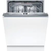 Bosch Serie 4 SMV4ENX06E, Volledig inbouwbaar, Volledige afmeting (60 cm), RVS, Bedieningsknopjes, 1,75 m, 1,65 m