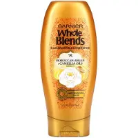 Garnier , Whole Blends, Verlichtende Conditioner, Extracten van Marokkaanse Argan- en Camellia-olie, 12.5 fl oz (370 ml)