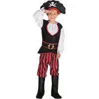 Boland Kinderkostuum Piraat Tom - maat 110/116