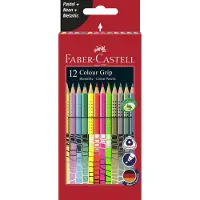 Faber-Castell Colour Grip Kleurpotloden Kleurenassortiment 12 Stuks