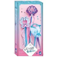 Janod - Magic Ocean - Knutselset - Maak 3 toverstokken in zeemeermin