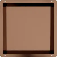 Guido Gusto Copper RVS Inbouwnis met tegelflens 30x30x7cm