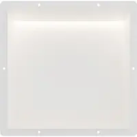 Guido Gusto Mat wit RVS Inbouwnis 30x30x10cm met tegelflens en RGB verlichting