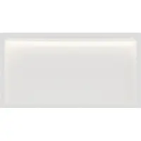Guido Gusto Mat wit RVS Inbouwnis 30x60x7cm met RGB verlichting
