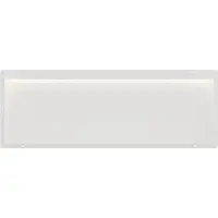 Guido Gusto Mat wit RVS Inbouwnis 30x90x7cm met tegelflens en RGB verlichting